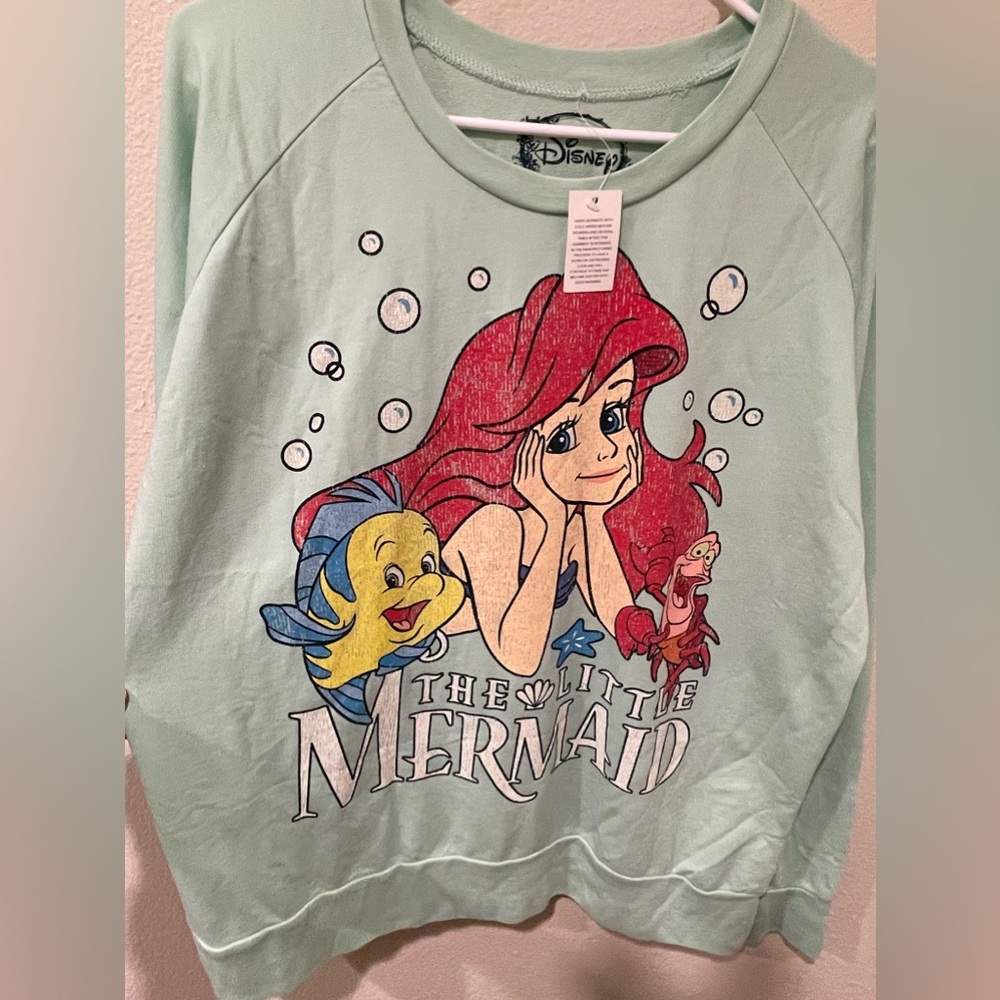 Disney Little Mermaid Sweater NWT